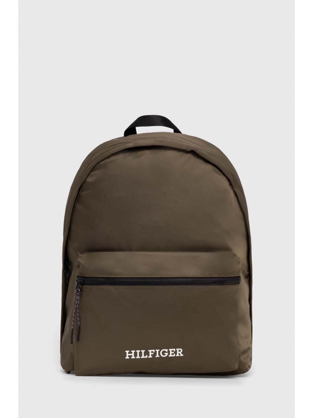 Batoh Tommy Hilfiger pánský zelená barva velký s potiskem